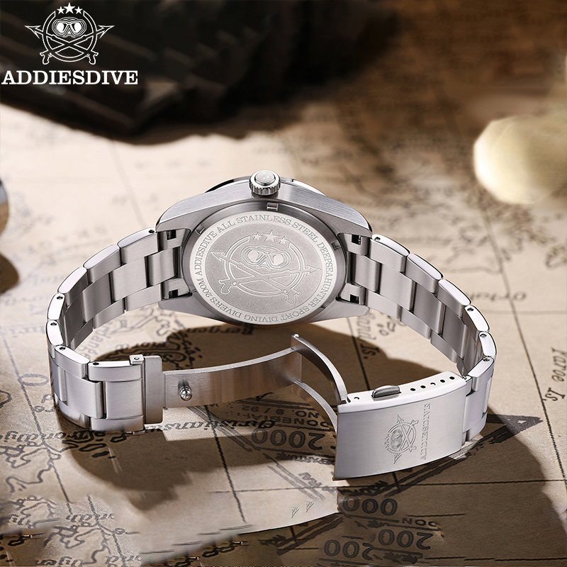 Anti Blue Light Film - ADDIESDIVE Stainless Steel GMT Men's Watches