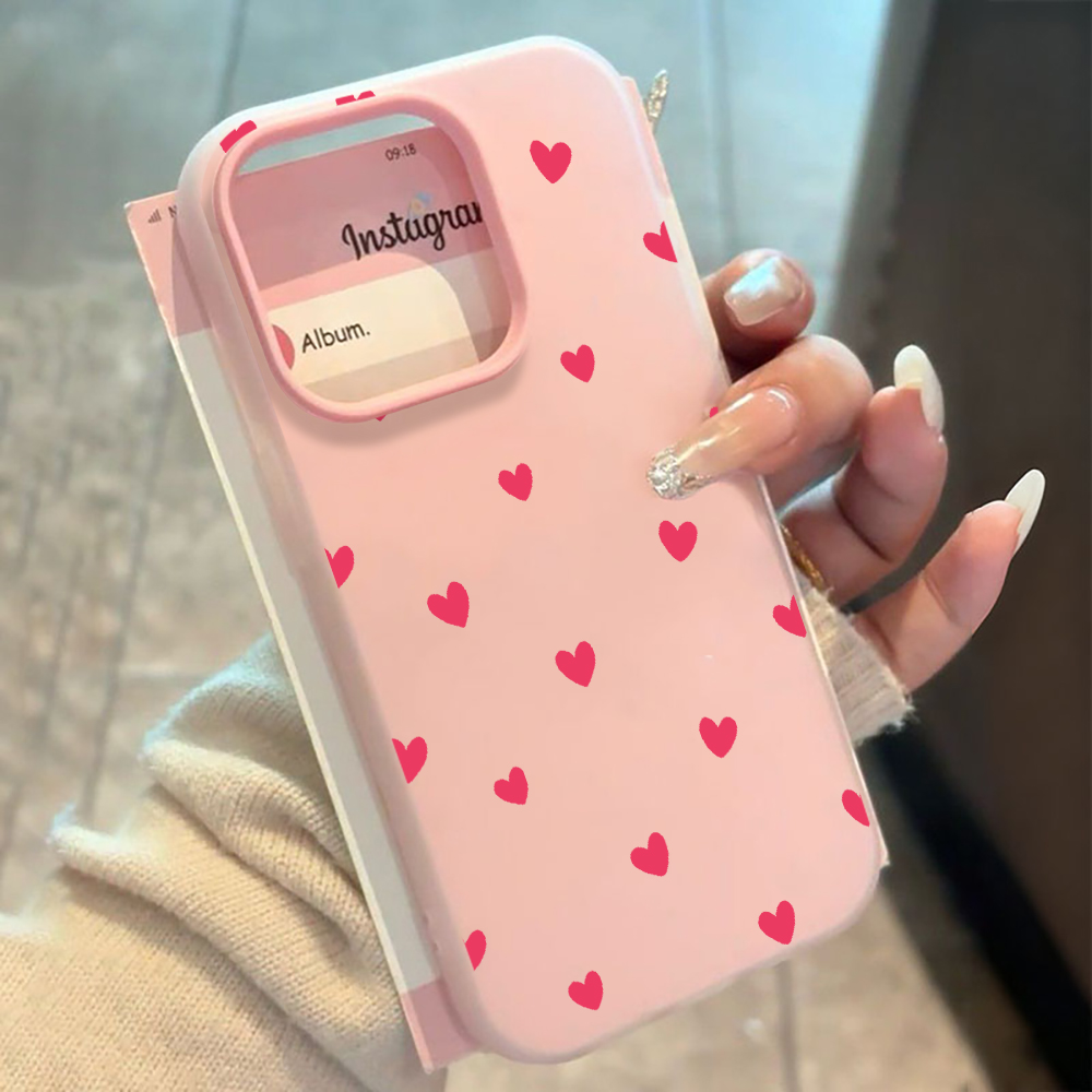 Red Love Heart Pattern Phone C - đánh giá và giá Xiaomi Redmi Note 13