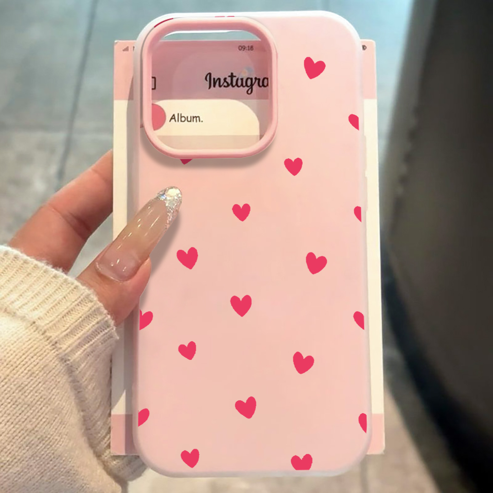 Red Love Heart Pattern Phone C - đánh giá và giá Xiaomi Redmi Note 13