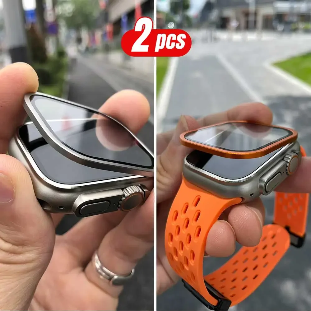 2PCS Titanium Metal Frame for  - đánh giá và giá Smartwatch Screen Film