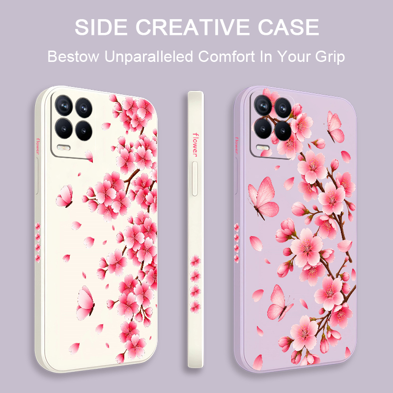 Pink Flower Print Phone Case F - đánh giá và giá Realme Note 50