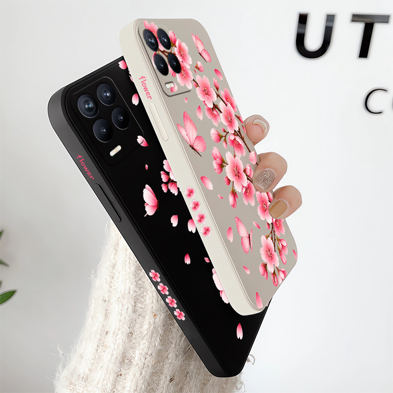 Pink Flower Print Phone Case F - đánh giá và giá Realme Note 50