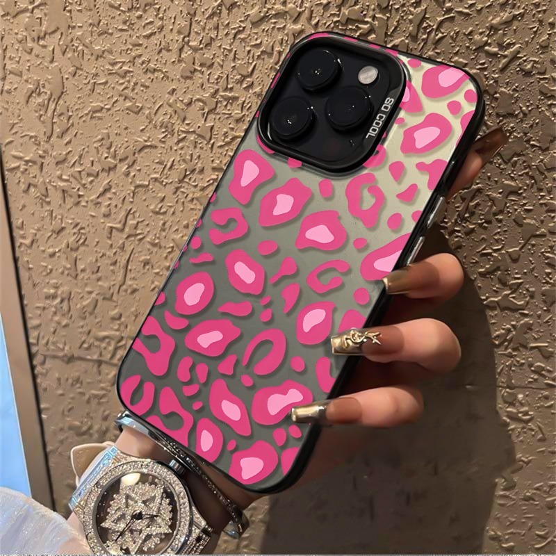 Pink Leopard Print Phone Case  - đánh giá và giá Samsung Galaxy S24