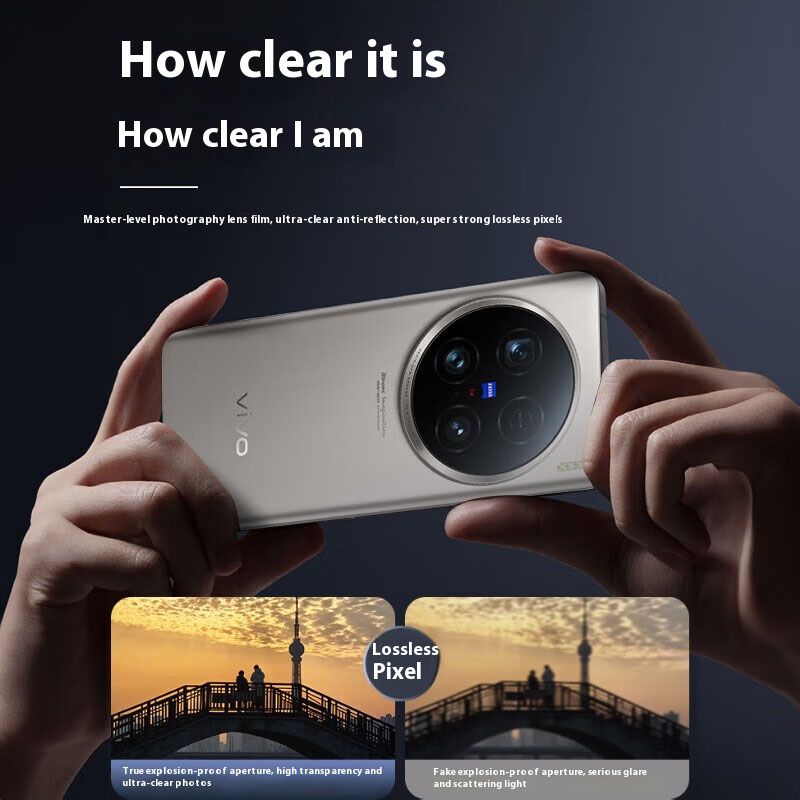 Full Glue Camera Lens Tempered - đánh giá và giá Vivo X200