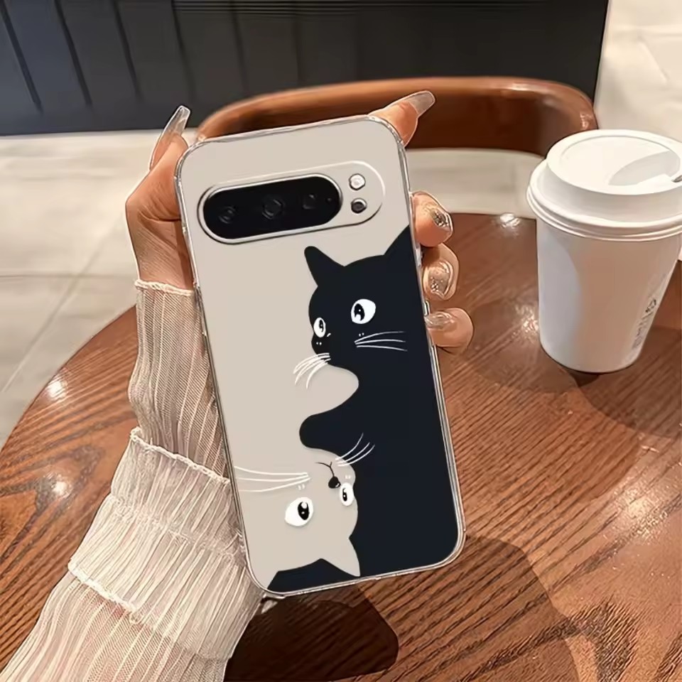 Hot Kawaii Cartoon Black Cat P - đánh giá và giá Google Pixel 9 Pro