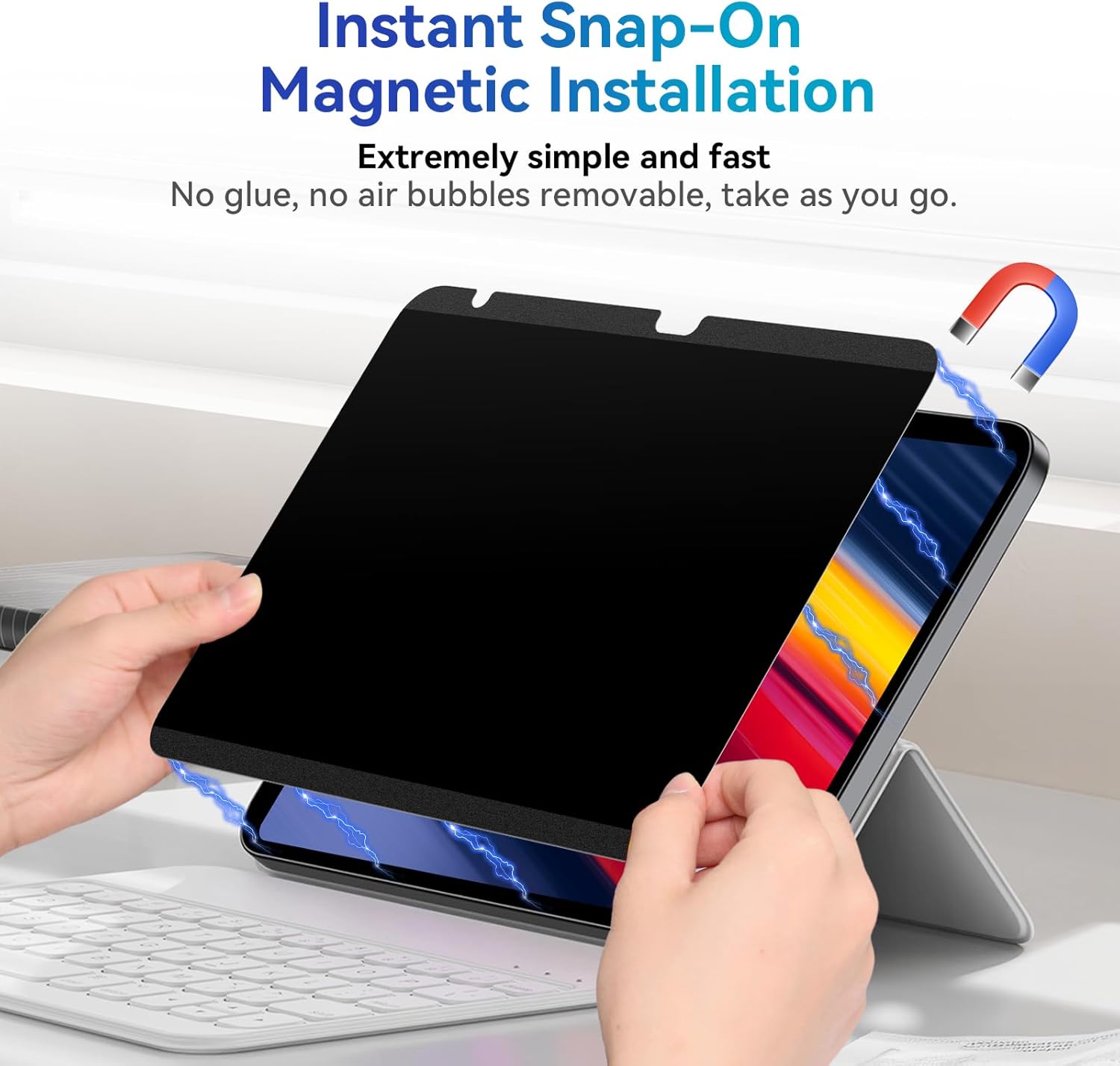Magnetic Privacy Screen Protec - đánh giá và giá Anti Blue Light Film