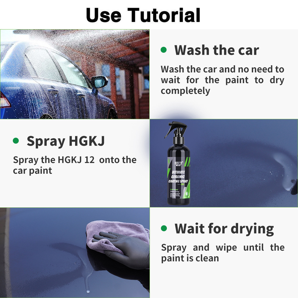3pcs Nano Ceramic Coating HGKJ - đánh giá và giá Oleophobic Coating Spray
