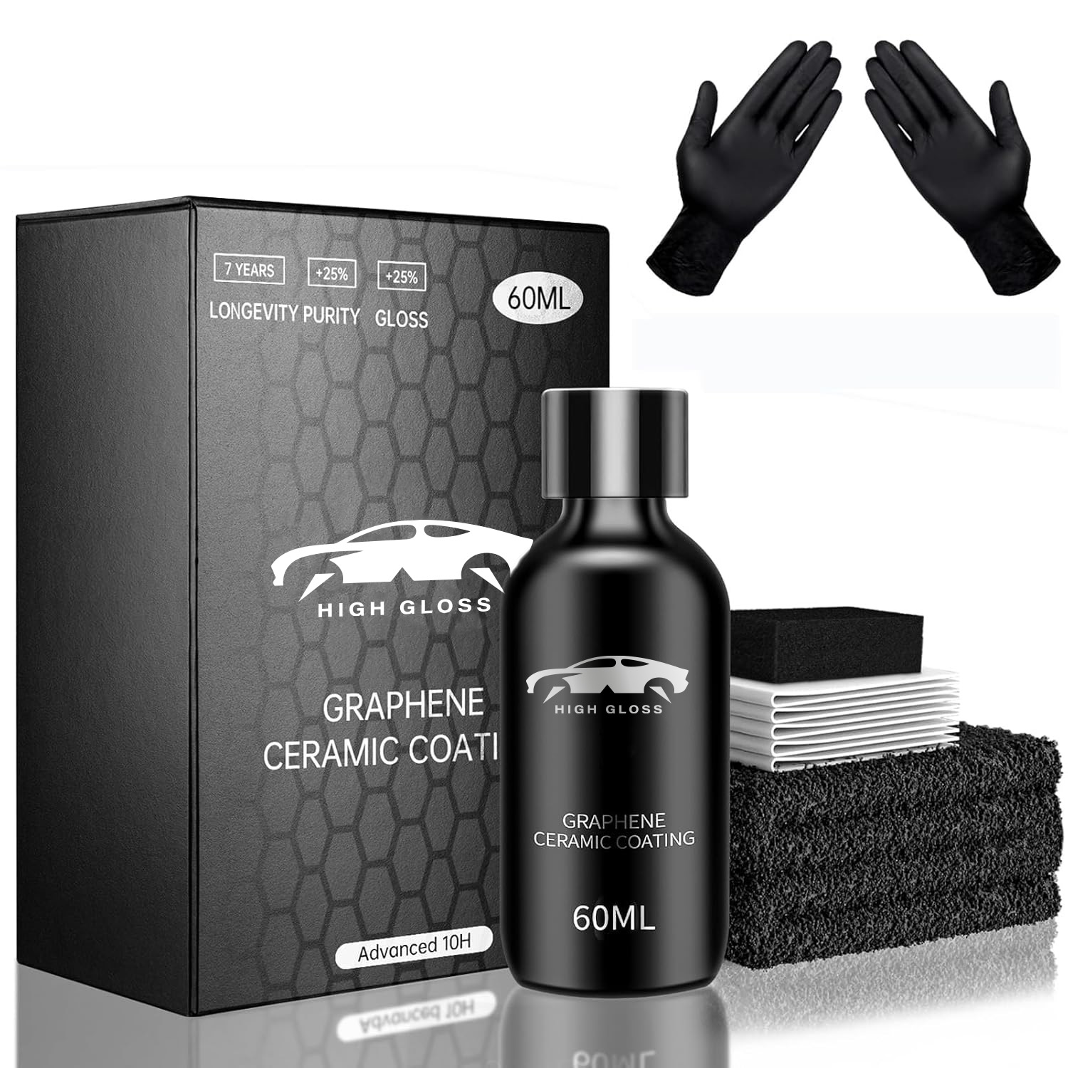 Graphene Ceramic Coating 10H C - đánh giá và giá Nano Liquid Coating