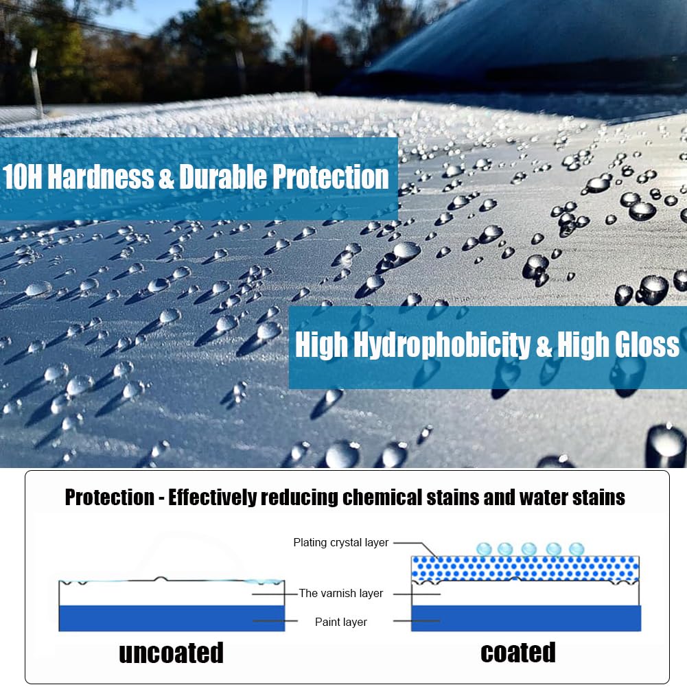 Graphene Ceramic Coating 10H C - đánh giá và giá Nano Liquid Coating