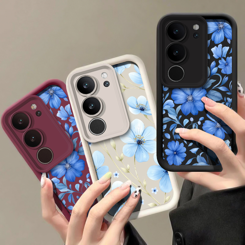 Blue Watercolor Floral Phone C - đánh giá và giá Vivo X200