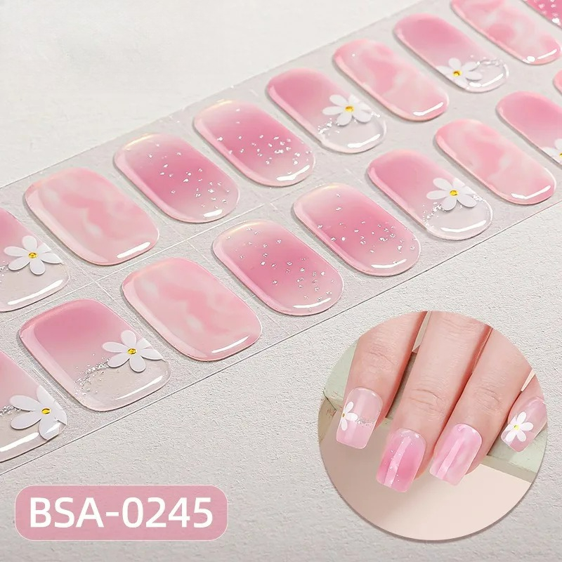 No UV Lamp Semi Cured Gel Nail - đánh giá và giá Full Cover Adhesive