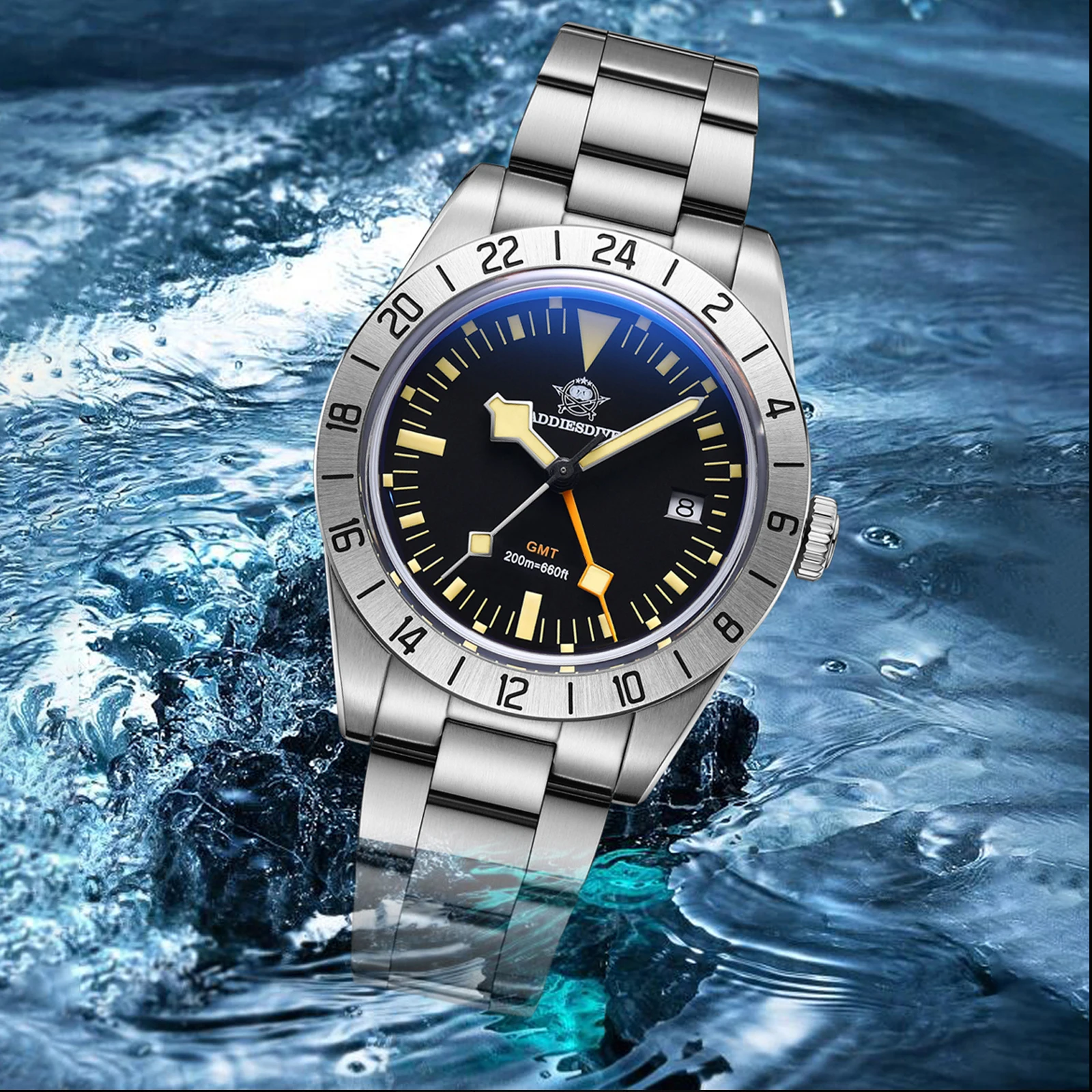 ADDIESDIVE Stainless Steel GMT - đánh giá và giá Anti Blue Light Film